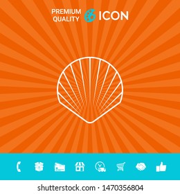 Shell line symbol icon, Logo.