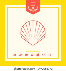 Shell line symbol icon, Logo.