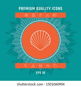Shell line symbol icon, Logo.