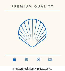 Shell line symbol icon, Logo.