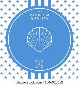 Shell line symbol icon, Logo.