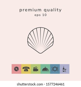 Shell line symbol icon, Logo.