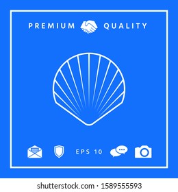Shell line symbol icon, Logo.