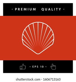 Shell line symbol icon, Logo.