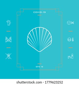 Shell line symbol icon, Logo.