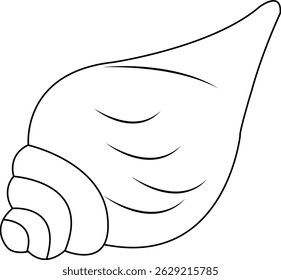 Contorno de Shell, corte láser, cricut, grabado, corte de madera, digital, corte cnc, archivo Eps