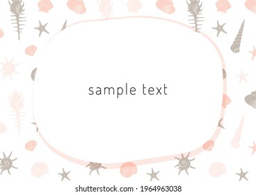 shell pattern and frame material