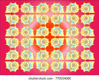 Shell pattern vector