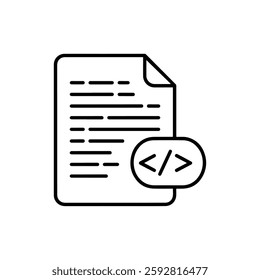 Shell Scripting Icon – A Representation of Command Line Scripting for Programming and System Administration Tasks