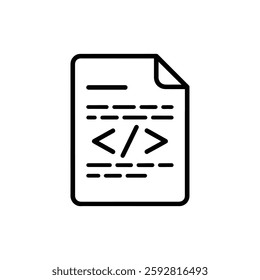 Shell Scripting Icon – A Symbol Representing Command-Line Scripting for Automation and IT System Configuration