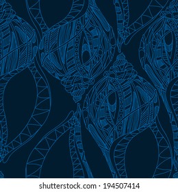 shell seamless pattern 