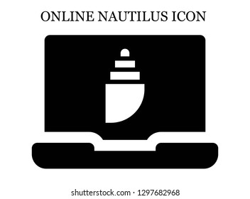 Shell search icon. Editable Shell search icon for web or mobile.