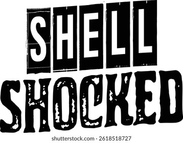 Shell geschokte typografie T-shirt ontwerp, strand T-shirt ontwerp, zomer retro boho ontwerp, Vintage Distressed, vector bestand, silhouet bestand, typemachine