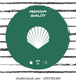 Shell symbol icon. Elements for your design