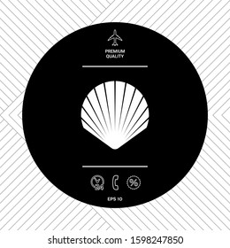 Shell symbol icon. Elements for your design