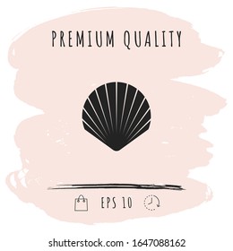 Shell symbol icon. Elements for your design