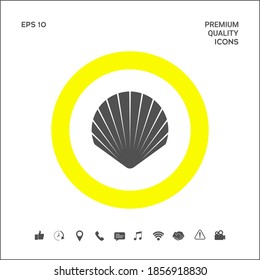 Shell symbol icon. Elements for your design