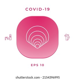 Shell symbol. Line icon. Elements for your design