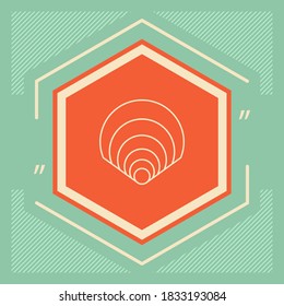 Shell-Symbol - Zeilensymbol für Ihr Design