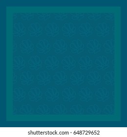 Shell. Vector background. Pattern.