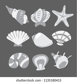 shell vector collection design