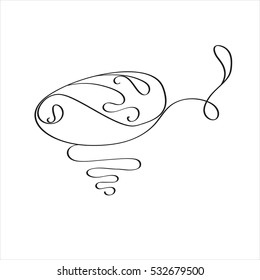 Shell. Vector design of Sea shells icon. Sketch of Shellfish.
