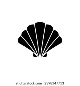 Shell vector icon Scallop logo sign