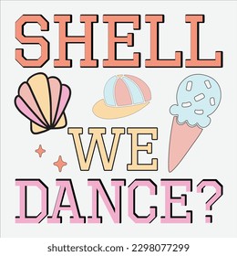  shell we dance?, shell, beach, funny, dance, shell we dance, pun, ocean, on the beach, shellfish, marine biologist, marine biology,