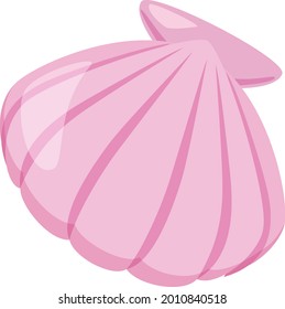 Shell2, Japanese summer traditional icon illustration [vector image]