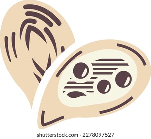 Shellfish concept, Molluscs or crustaceans vector design, Sea Food symbol, Underwater Animals aquatic Common species illustration