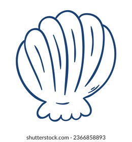 shellfish. Hand drawn vector illustration