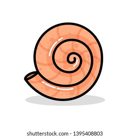shellfish moon Seafood, beach, sea, vector icon 