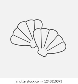 Shells line icon