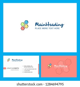 Shells  Logo design with Tagline & Front and Back Busienss Card Template. Vector Creative Design