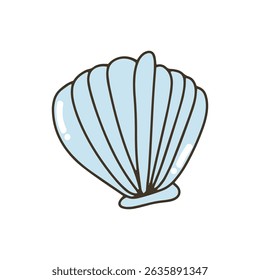 shells, pearls, crabs underwater animals cute collection