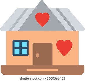 Shelter Flat Illustration Vector Design