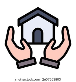 Elemento De Icono De Refugio Para Diseño Y Vector