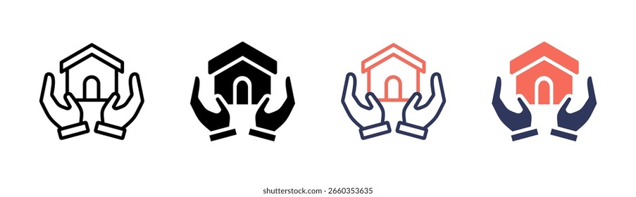 Elemento De Icono De Refugio Para Diseño Y Vector