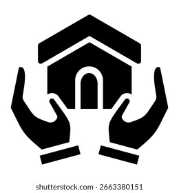 Elemento De Icono De Refugio Para Diseño Y Vector