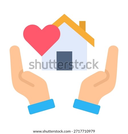 Shelter Icon Flat Design Vector Illustration