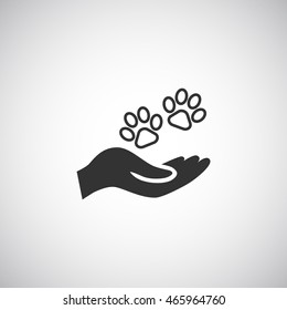 Shelter pets sign icon. 