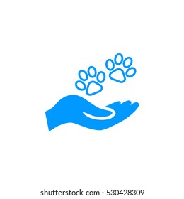 Shelter pets sign icon. 