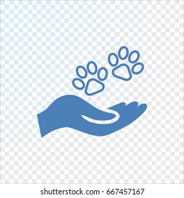 Shelter pets sign icon. 