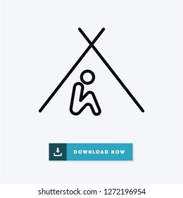 Shelter vector icon