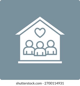 Shelter vector icon. Can be used for printing, mobile and web applications.