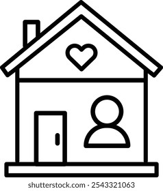 Shelter Vector Illustration Detailed Icon