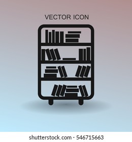 Regale mit Büchern, Vektorgrafik