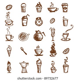 Shelves with ecology icons for your design