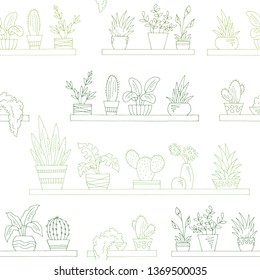 Shelves graphic color seamless pattern background sketch illustration vector