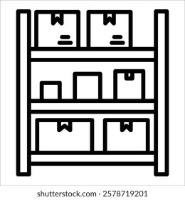 Shelves Icon Element For Design